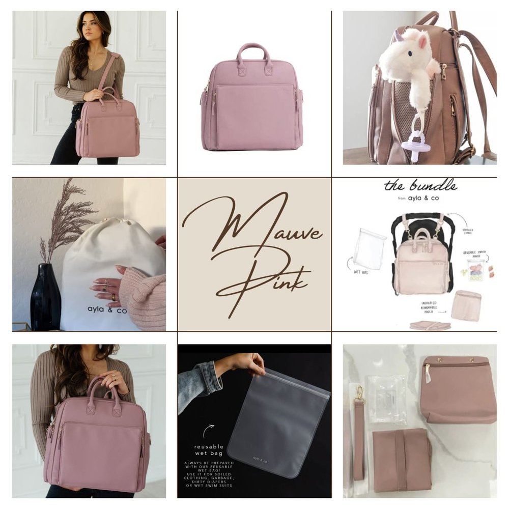 LAST PIECE, Brand New Large Travel Bag color Mauve Pink - Picture 2 of 10
